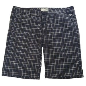 🟢2225 * Lost Enterprises Plaid Shorts Black White Blue Size Unknown
